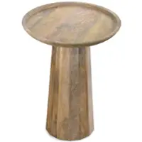 Simpli Home - Dayton Wooden Accent Table - Natural - Front_Zoom