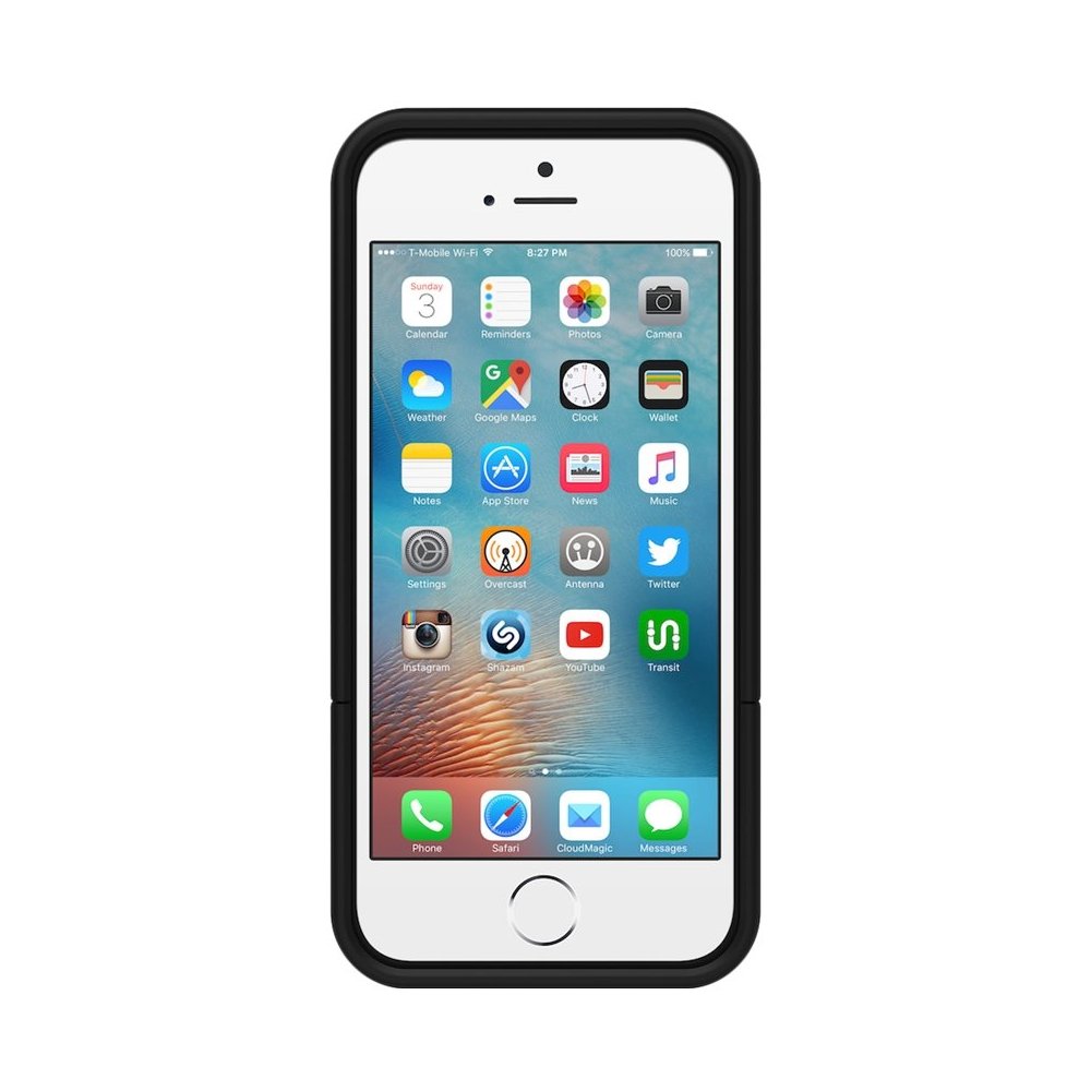 surface combo case for apple iphone 5, 5s and se - black surface combo case for apple iphone 5, 5s and se - black