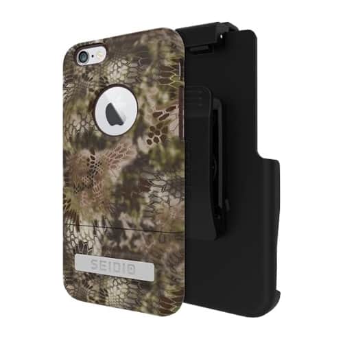 Seidio - SURFACE Kryptek Combo Case for Apple® iPhone® 6 and 6s - Camouflage Highlander - Larger Front