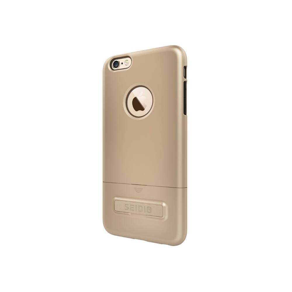 Front. Seidio - SURFACE Case for Apple® iPhone® 6 Plus and 6s Plus - Black/Gold.