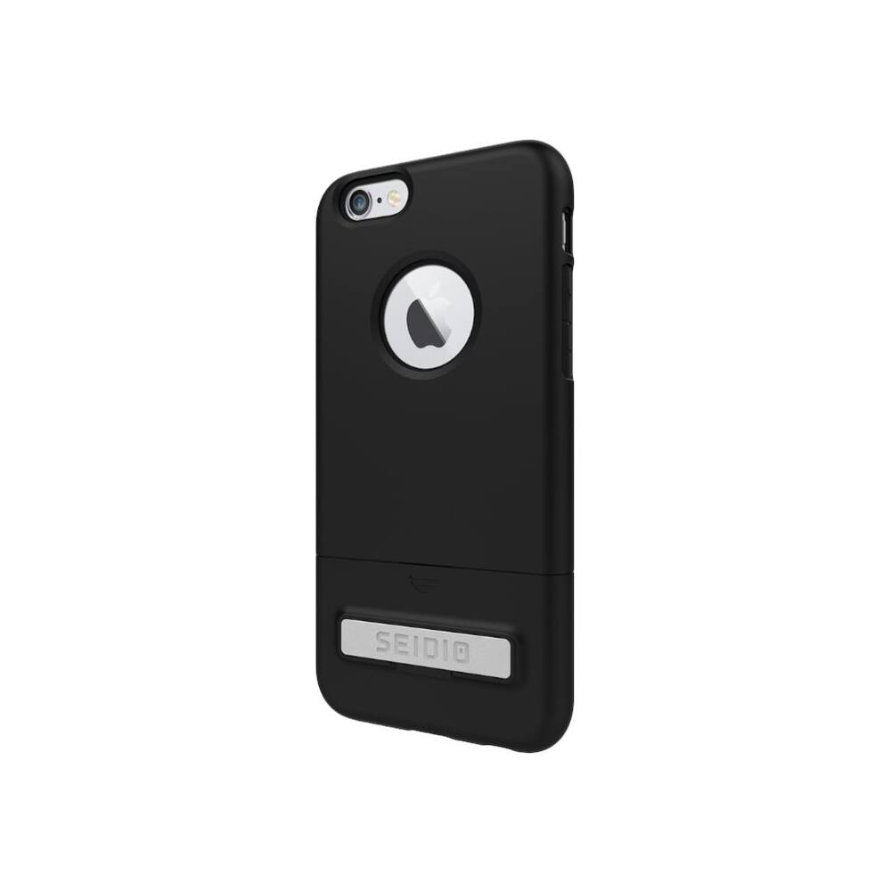 Front. Seidio - SURFACE Case for Apple® iPhone® 6 and 6s - Black.