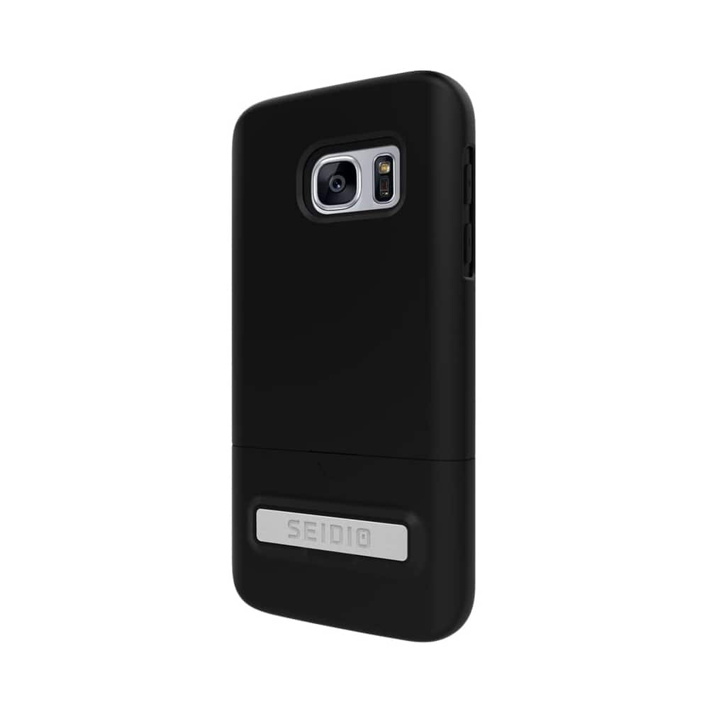 Seidio - SURFACE Case for Samsung Galaxy S7 - Black - Larger Front