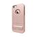 Left. Seidio - SURFACE Case for Apple® iPhone® SE - Brown/Rose Gold.