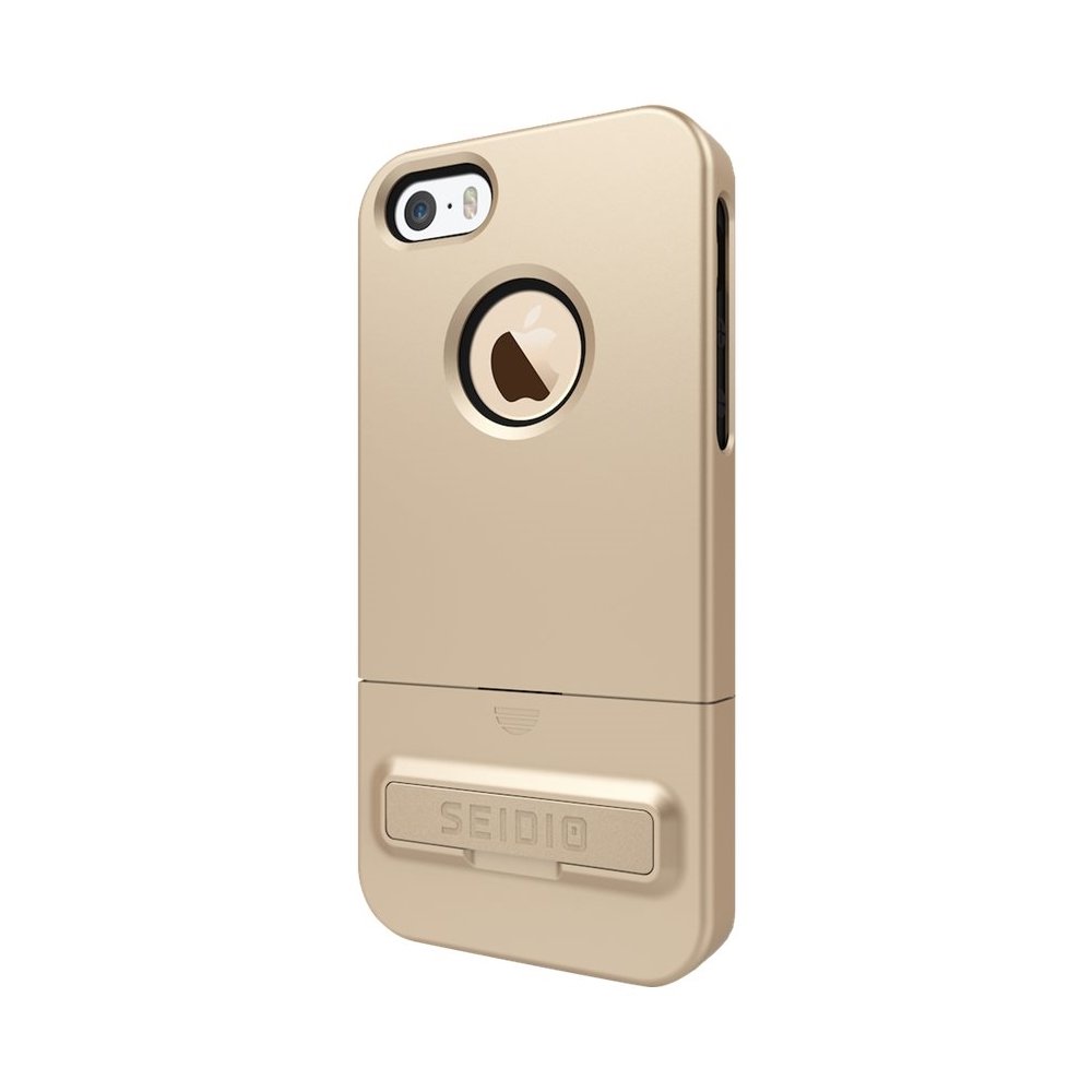 surface case for apple iphone 5, 5s and se - black/gold
