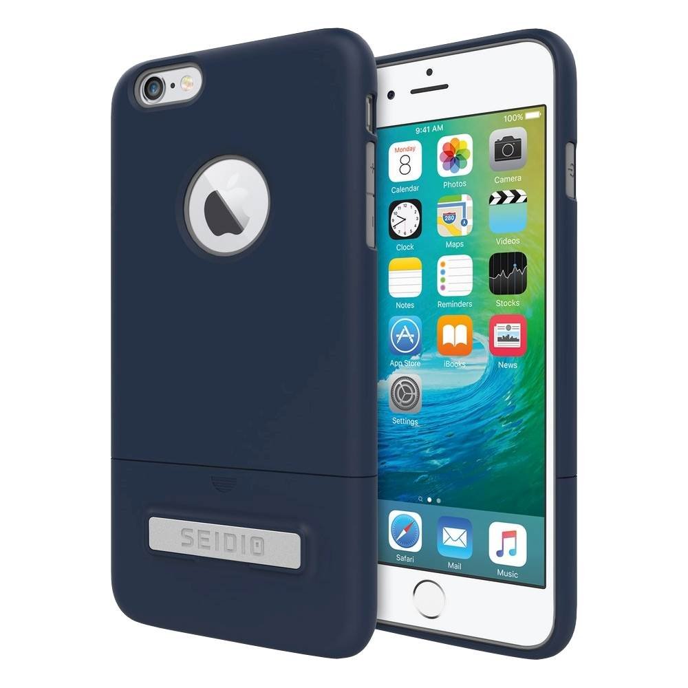 surface combo case for apple iphone 6 plus/6s plus - midnight blue/gray