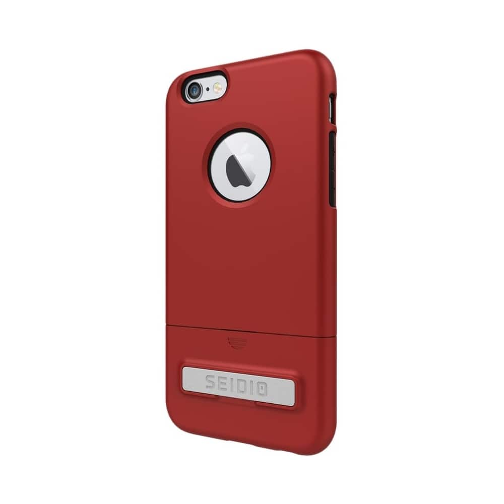 surface case for apple iphone 6 and 6s - black/dark red