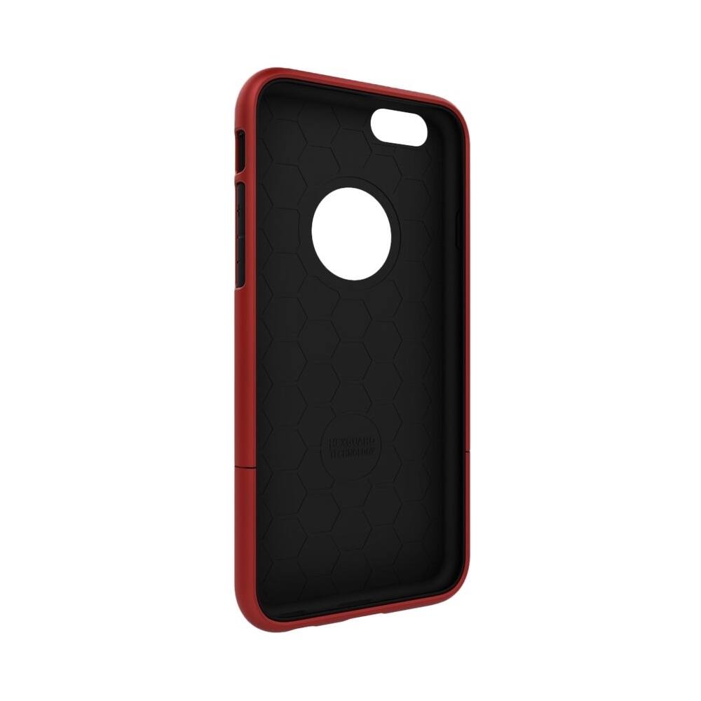 surface case for apple iphone 6 and 6s - black/dark red