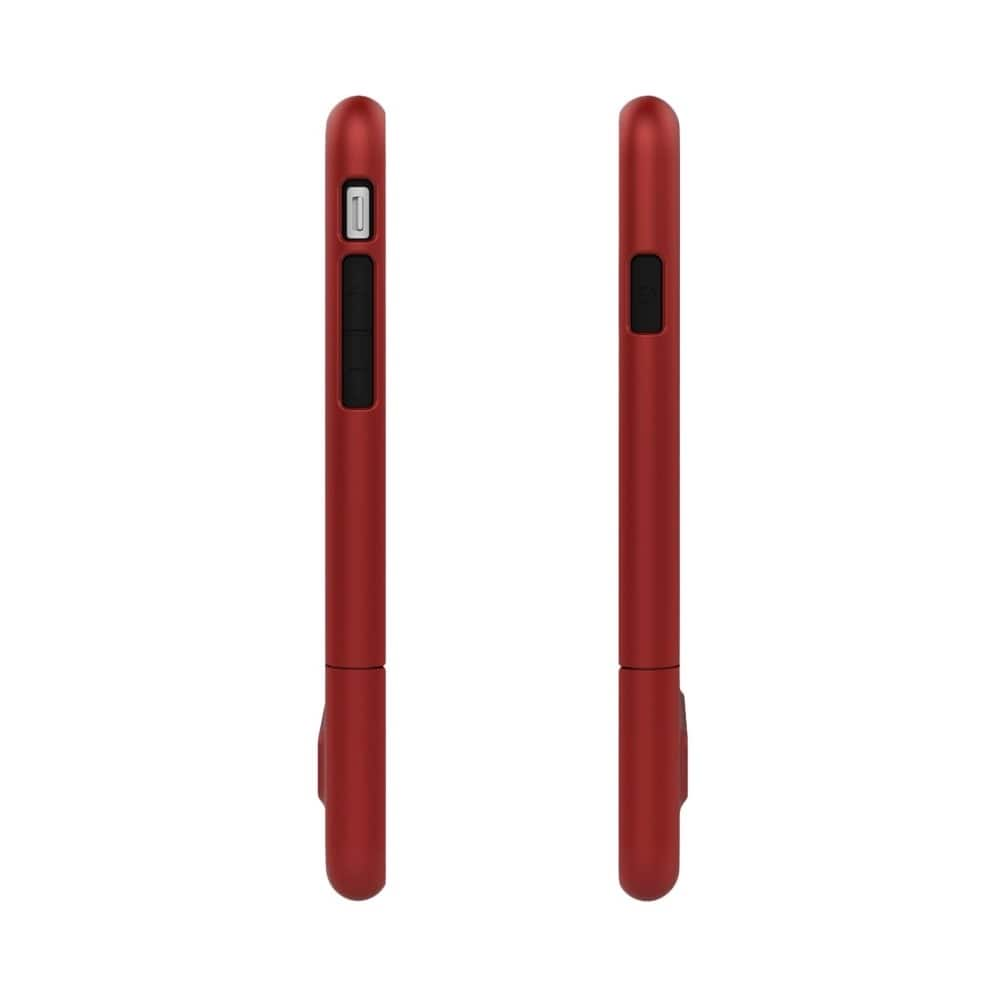 surface case for apple iphone 6 and 6s - black/dark red