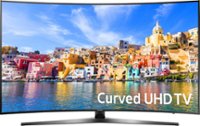 Front. Samsung - 43" Class (42.5" Diag.) - LED - Curved - 2160p - Smart - 4K Ultra HD TV with High Dynamic Range.