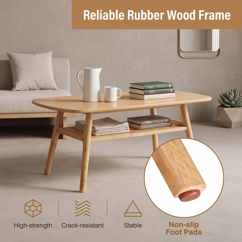 Reliable Rubber Wood Frame

High-strength
Crack-resistant
Stable
Non-slip Foot Pads