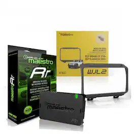 iDatalink Maestro KIT-WJL2 Fits 2018+ Jeep Wrangler, and 2020+ Gladiator + ADS-MRR Interface Module - Black