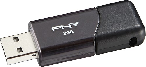 Best Buy: Attaché 8GB USB 2.0 Flash Drive P-FD8GBATT3-GE/BB