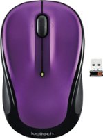 Logitech - M325 Wireless Optical Ambidextrous Mouse - Violet - Front_Zoom