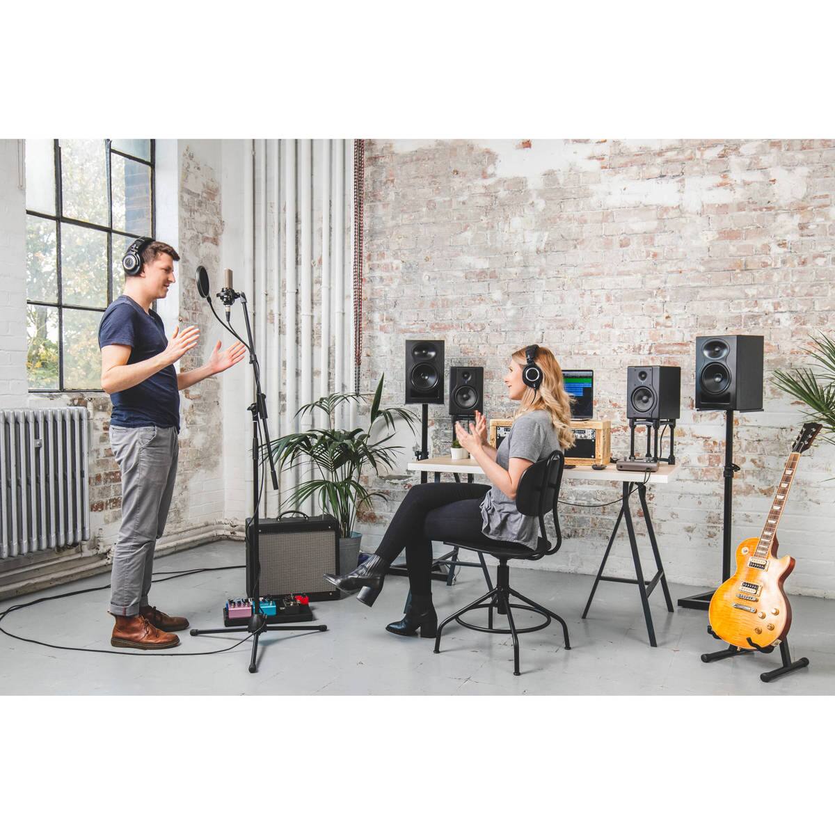 Alt View 5. Audient - Audient iD14 MKII 10x6 Desktop USB-C Audio Interface.