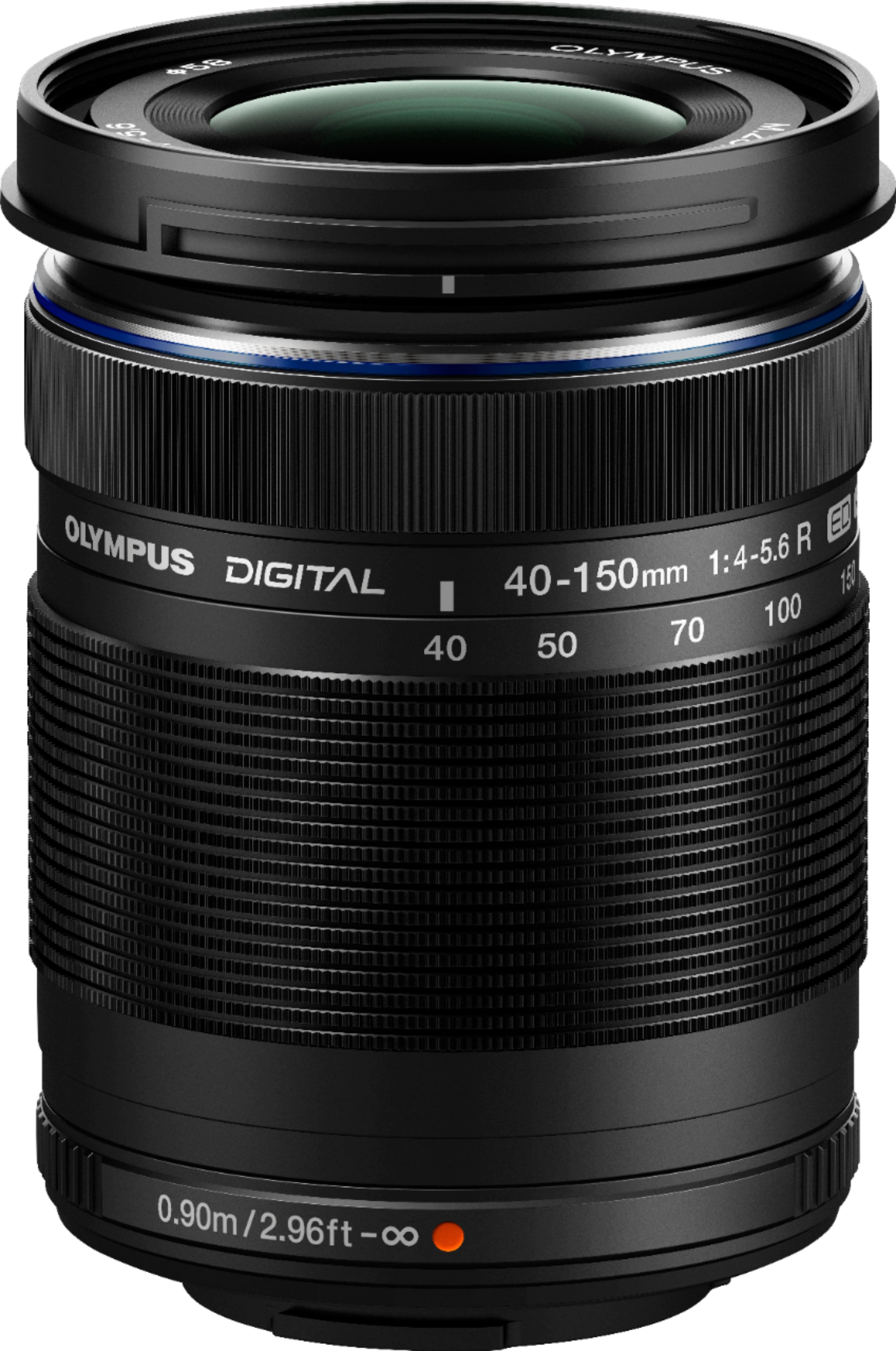 Olympus M Zuiko Digital Ed 40 150mm F 4 0 5 6 R Telephoto Zoom Lens For Most Micro Four Thirds Cameras Black Vbu000 Best Buy