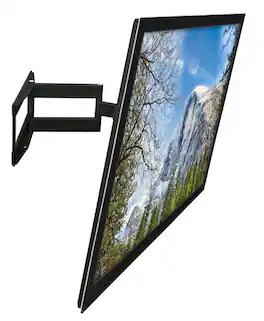 Mount-It! - Swivel TV Wall Mount for 24” – 65” Screens — Tilt & Extend Articulating Arm - Black