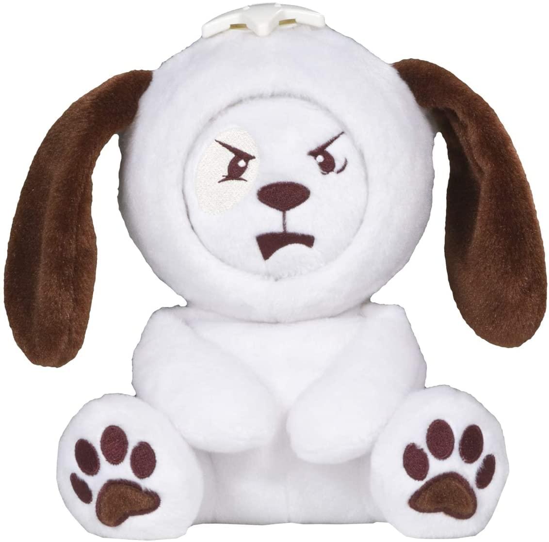 Alt View 2. TriAction Toys - WhatsItsFace 12 Inch Puppy Dog Plush with 6 Different Faces - White.