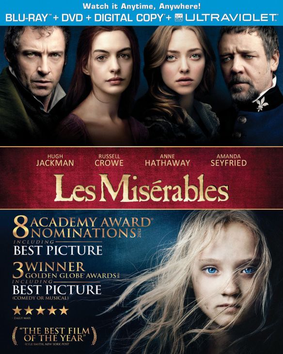  Les Miserables [Blu-ray/DVD] [With Pitch Perfect 2 Movie Cash] [2012]