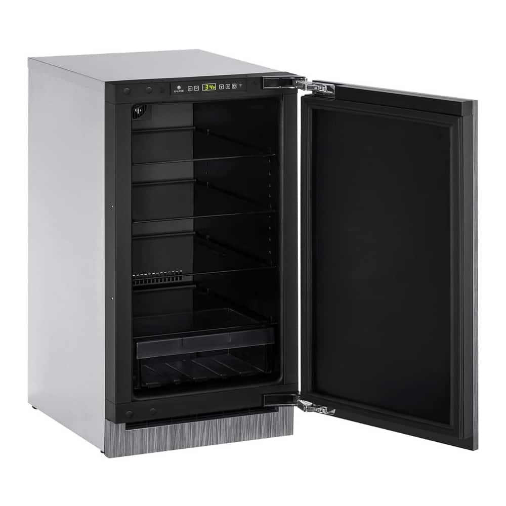 Left. U-Line - 2000 Series 3.4 Cu. Ft. Mini Fridge - Custom Panel Ready.