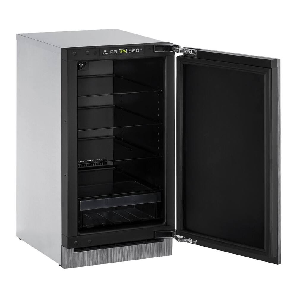 Left. U-Line - 2000 Series 3.4 Cu. Ft. Mini Fridge - Custom Panel Ready.