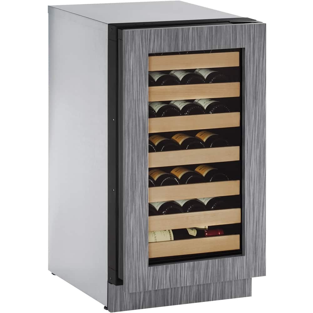 U-Line - Wine Captain 31-Bottle Built-In Wine Cooler - Custom Panel Ready - Angle_Zoom