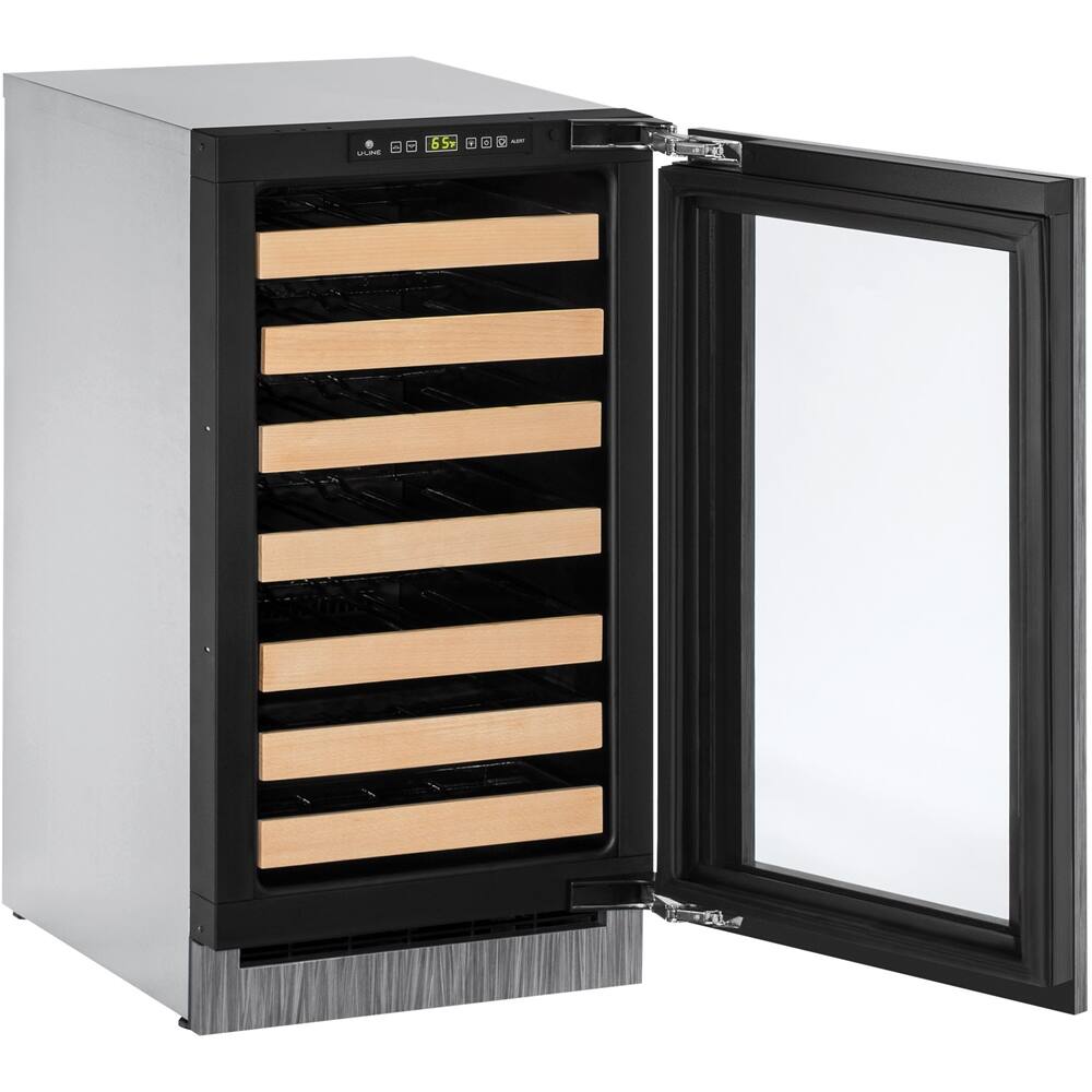 Alt View 11. U-Line - Wine Captain 31-Bottle Built-In Wine Cooler - Custom Panel Ready.