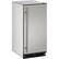 Angle. U-Line - 1000 Series 14.9" 25 lb Freestanding Icemaker - Stainless steel.