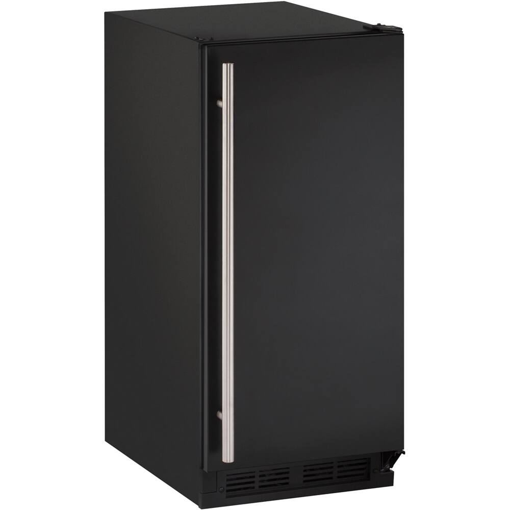 Alt View 11. U-Line - 1000 Series 14.9" 60 lb Freestanding Icemaker - Black.