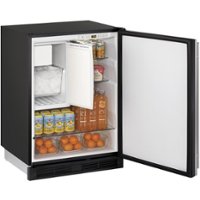 U-Line - 1000 Series 4.2 Cu. Ft. Built-In Mini Fridge - Stainless Solid - Angle_Zoom