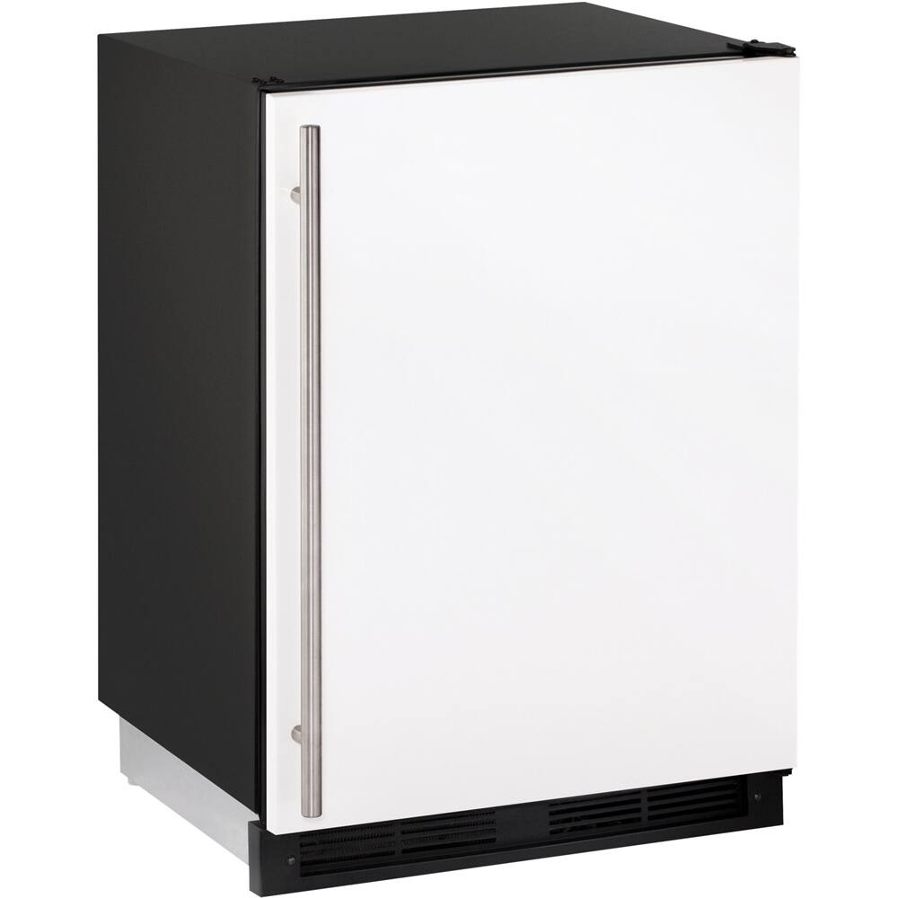 Angle View: U-Line - 1000 Series 5.7 Cu. Ft. Built-In Mini Fridge - White