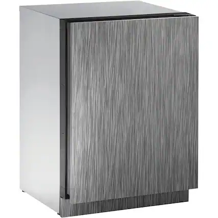 Angle. U-Line - 4.3 Cu. Ft. Built-In Mini Fridge - Custom Panel Ready.