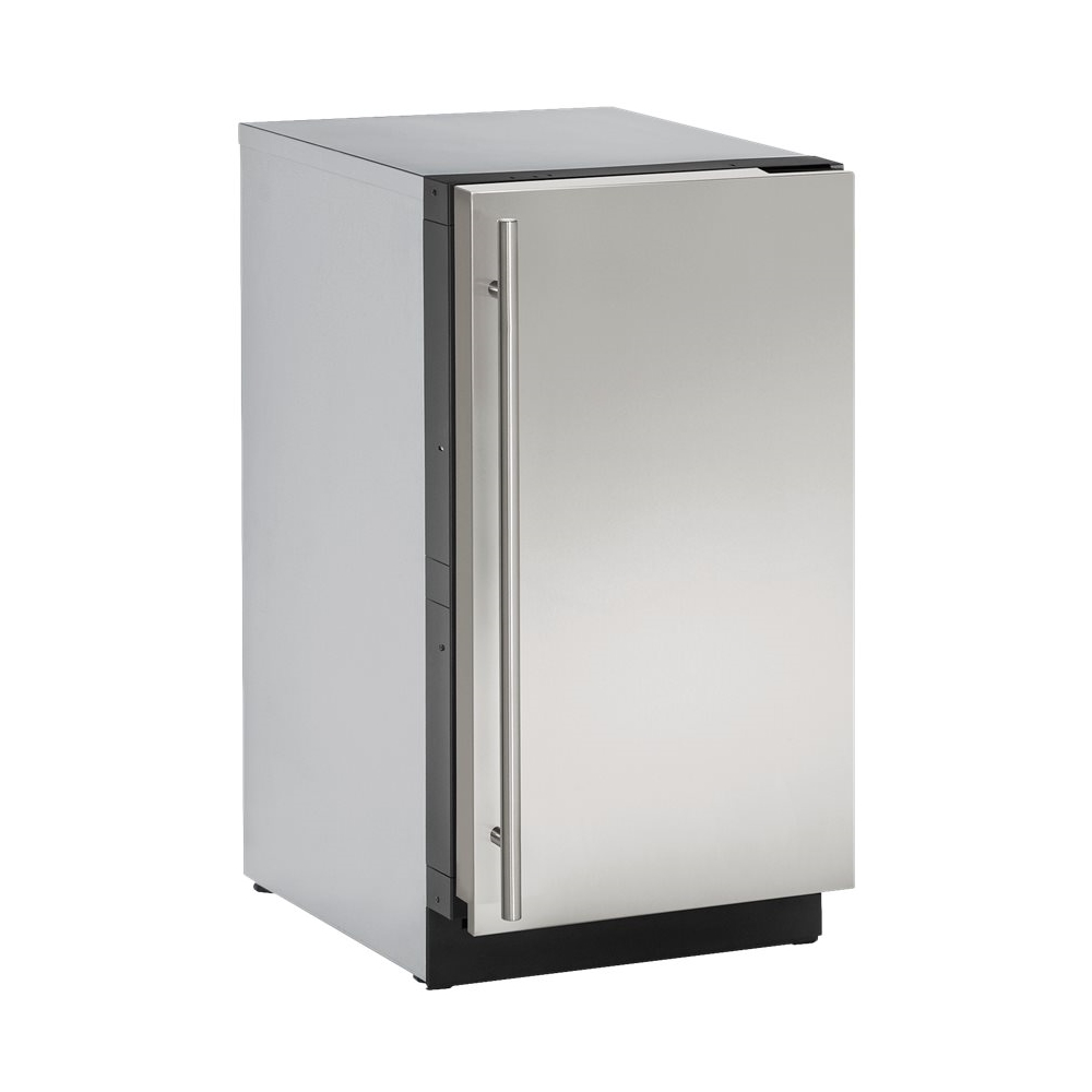 Angle View: U-Line - Modular 3000 Series 3.4 Cu. Ft. Built-In Mini Fridge - Stainless solid