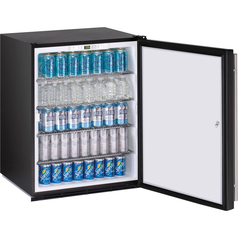 Alt View 11. U-Line - ADA Series 5.3 Cu. Ft. Mini Fridge - Black.