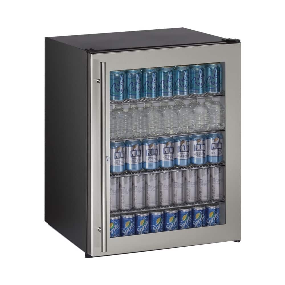 Angle. U-Line - ADA Series 5.4 Cu. Ft. Mini Fridge - Black.