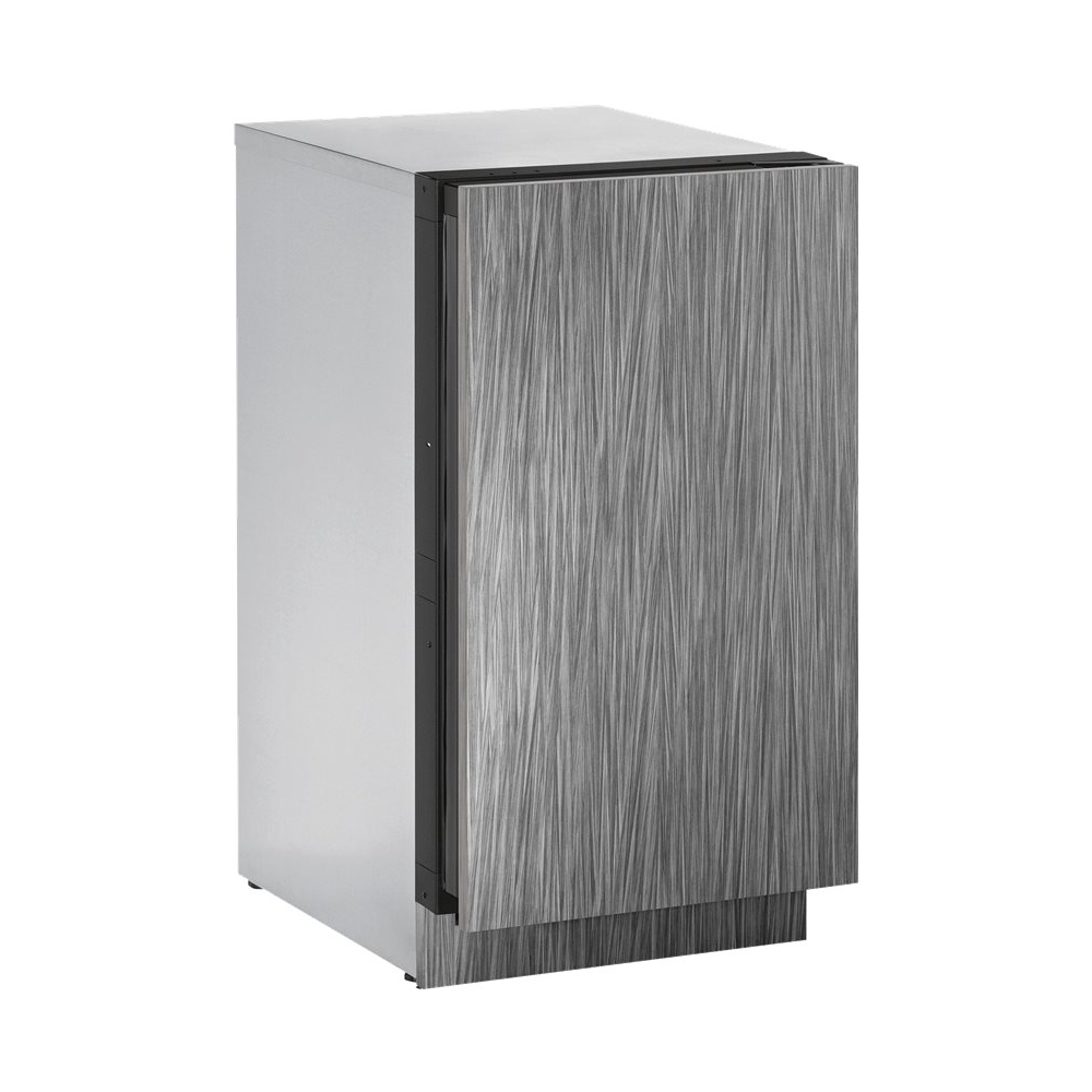 Angle View: U-Line - Modular 3000 Series 31-Bottle Built-In Wine Cooler - Silver