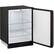 Left. U-Line - 1000 Series 5.2 Cu. Ft. Built-In Mini Fridge - Black.