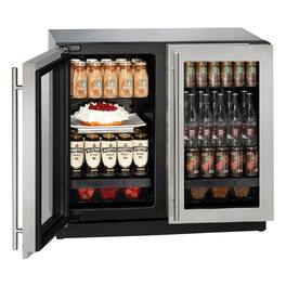 U-Line - Modular 3000 Series 6.9 Cu. Ft. Built-In Mini Fridge - Custom Panel Ready