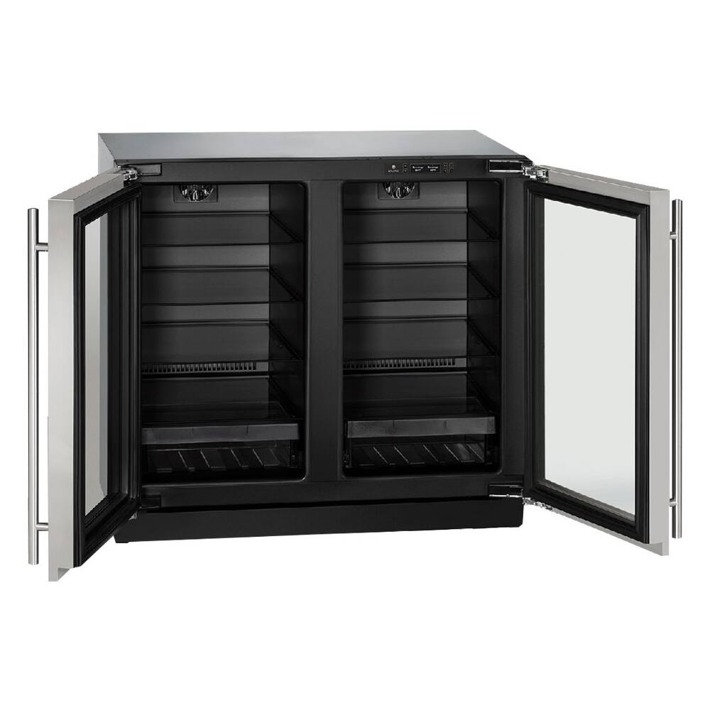 Alt View 12. U-Line - Modular 3000 Series 6.9 Cu. Ft. Built-In Mini Fridge - Custom Panel Ready.