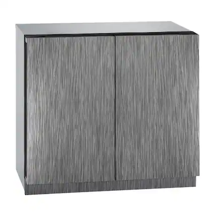 Angle. U-Line - Modular 3000 Series 31-Bottle Built-In Wine Refrigerator - Custom Panel Ready.