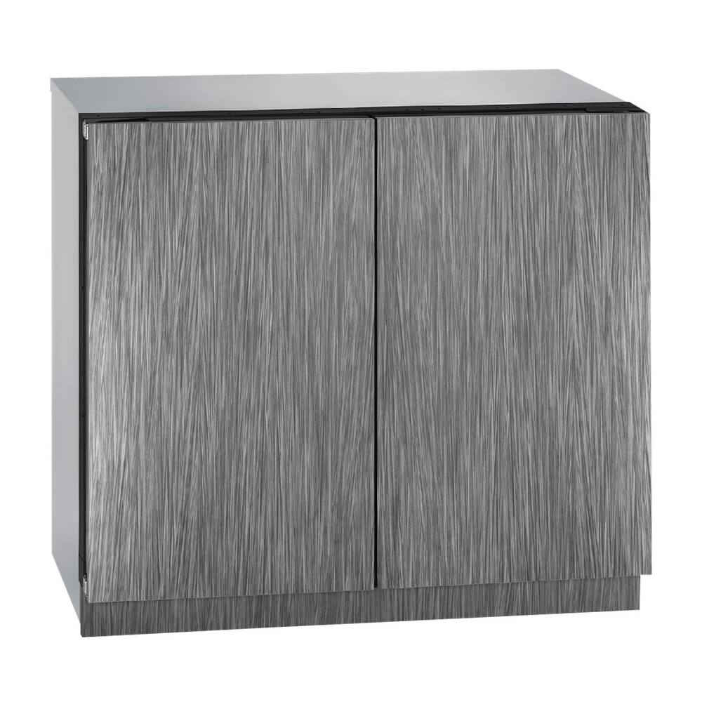 Angle. U-Line - Modular 3000 Series 31-Bottle Built-In Wine Refrigerator - Custom Panel Ready.