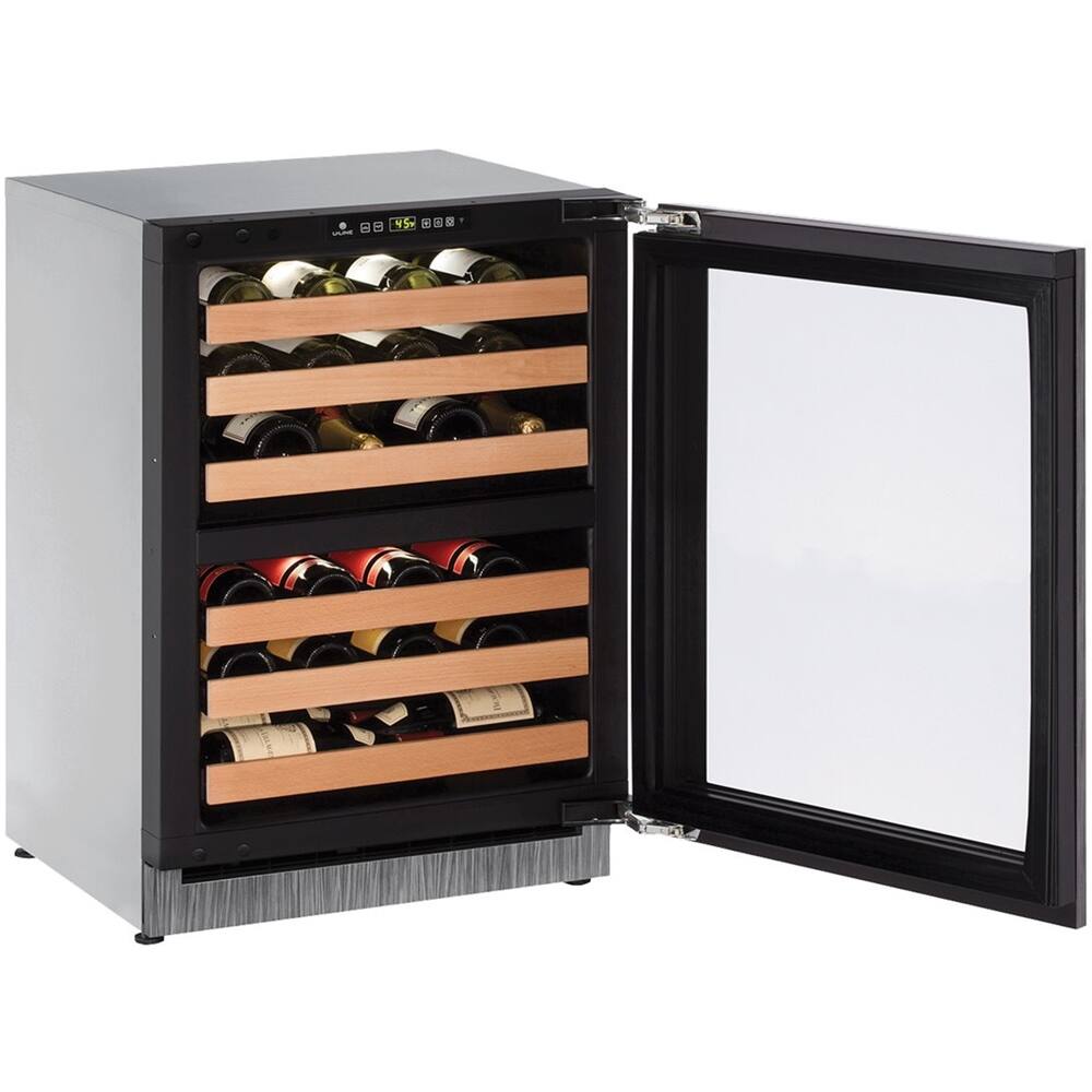 Alt View 11. U-Line - Wine Captain 43-Bottle Wine Cooler - Stainless Steel.