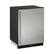 Angle. U-Line - 1000 Series 5.2 Cu. Ft. Built-In Mini Fridge - Stainless Steel.