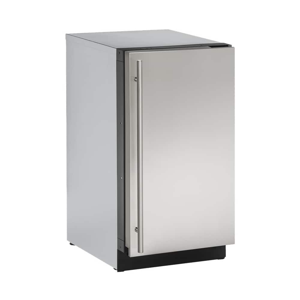 Angle. U-Line - 2000 Series 3.4 Cu. Ft. Built-In Mini Fridge - Stainless Solid.