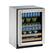 Angle. U-Line - 2000 Series 10-Bottle Built-In Wine Refrigerator - Stainless Steel.
