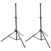 Samson - Speaker Stands (2-Pack) - Black - Front_Zoom