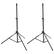 Front. Samson - Speaker Stands (2-Pack) - Black.