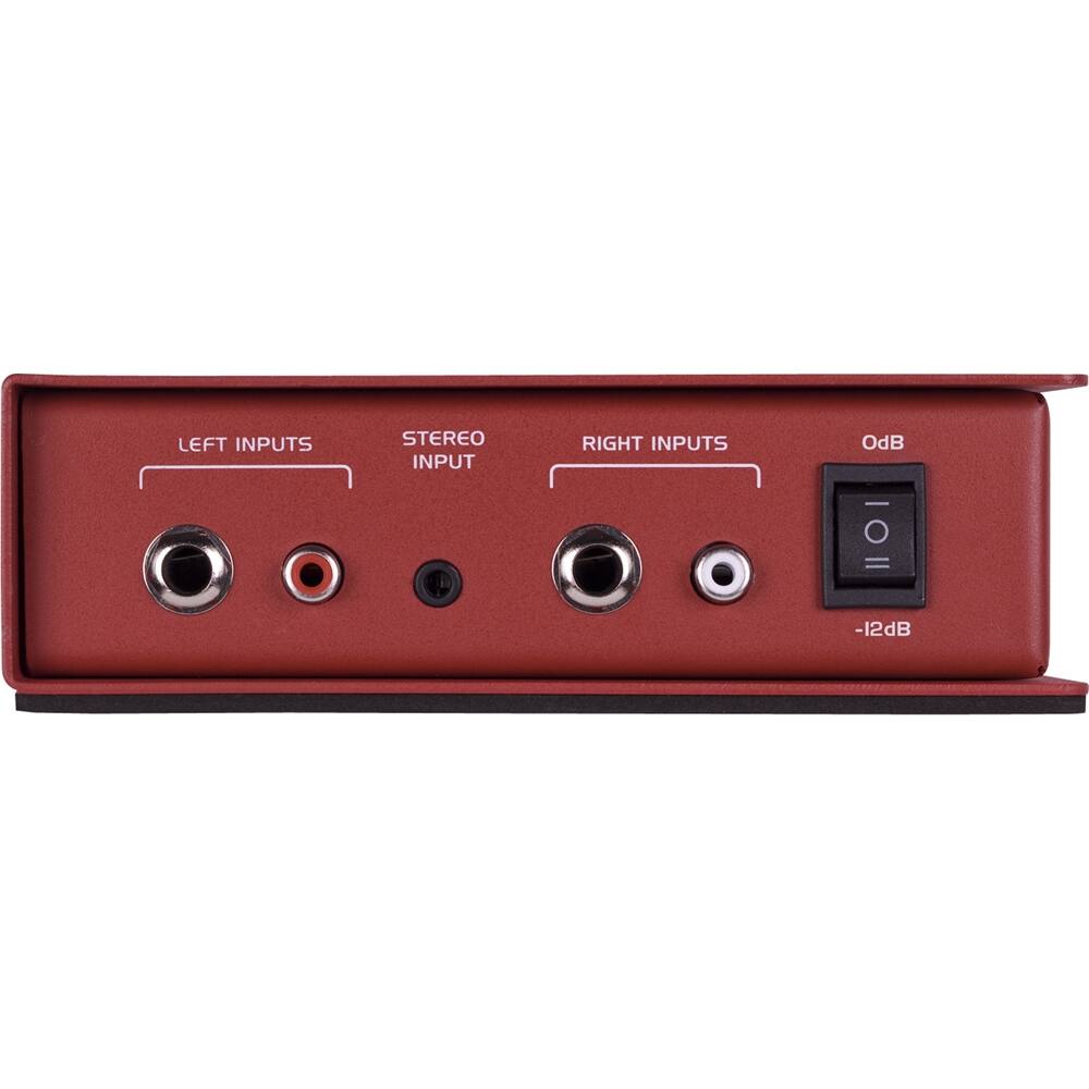 Alt View 11. Samson - Pro Stereo Passive PC Direct Box - Red.