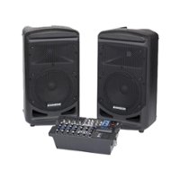 Samson - Expedition 800W Bluetooth Portable PA Speaker System - Black - Front_Zoom