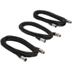 Front. Samson - 18' Microphone Cable - Black.