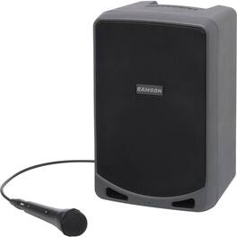 Samson - Expedition 100W Dual Speaker Bluetooth Battery Powered PA System - Black